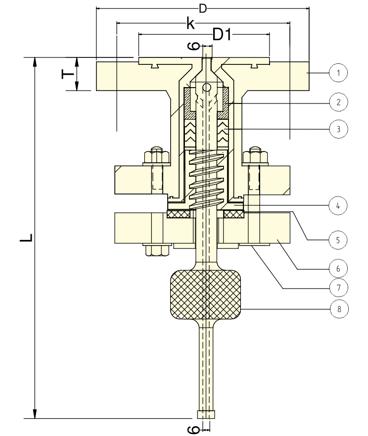 PFA/ FEP/ ETFE/ PVDF Lined Sampling Valve