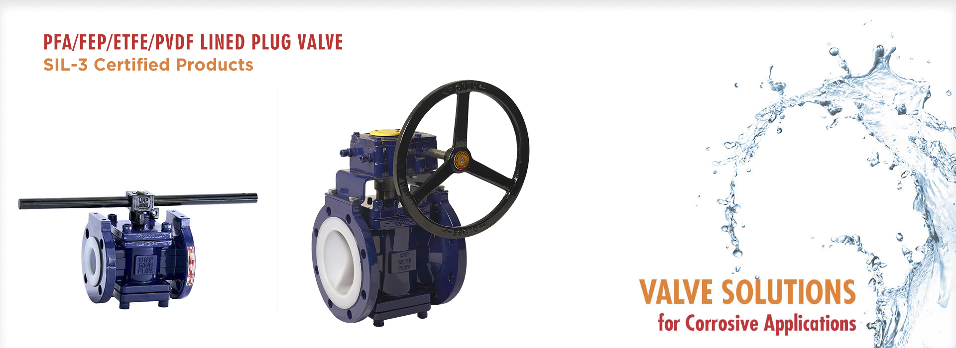 PFA/ FEP/ ETFE/ PVDF lined plug valve