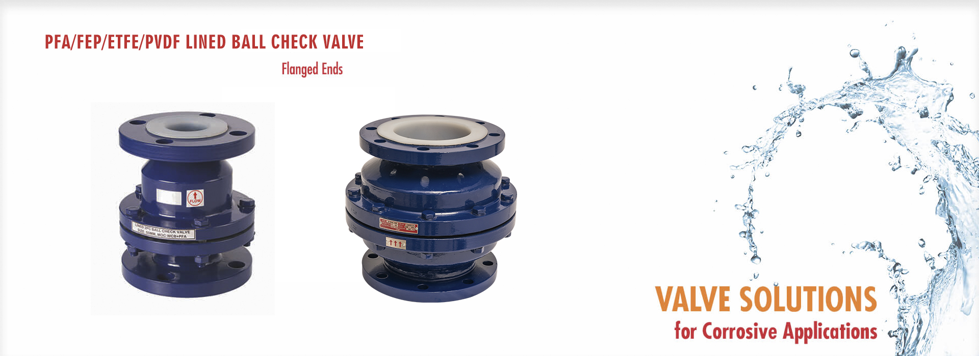 PFA/ FEP/ ETFE/ PVDF Lined Ball Check Valve